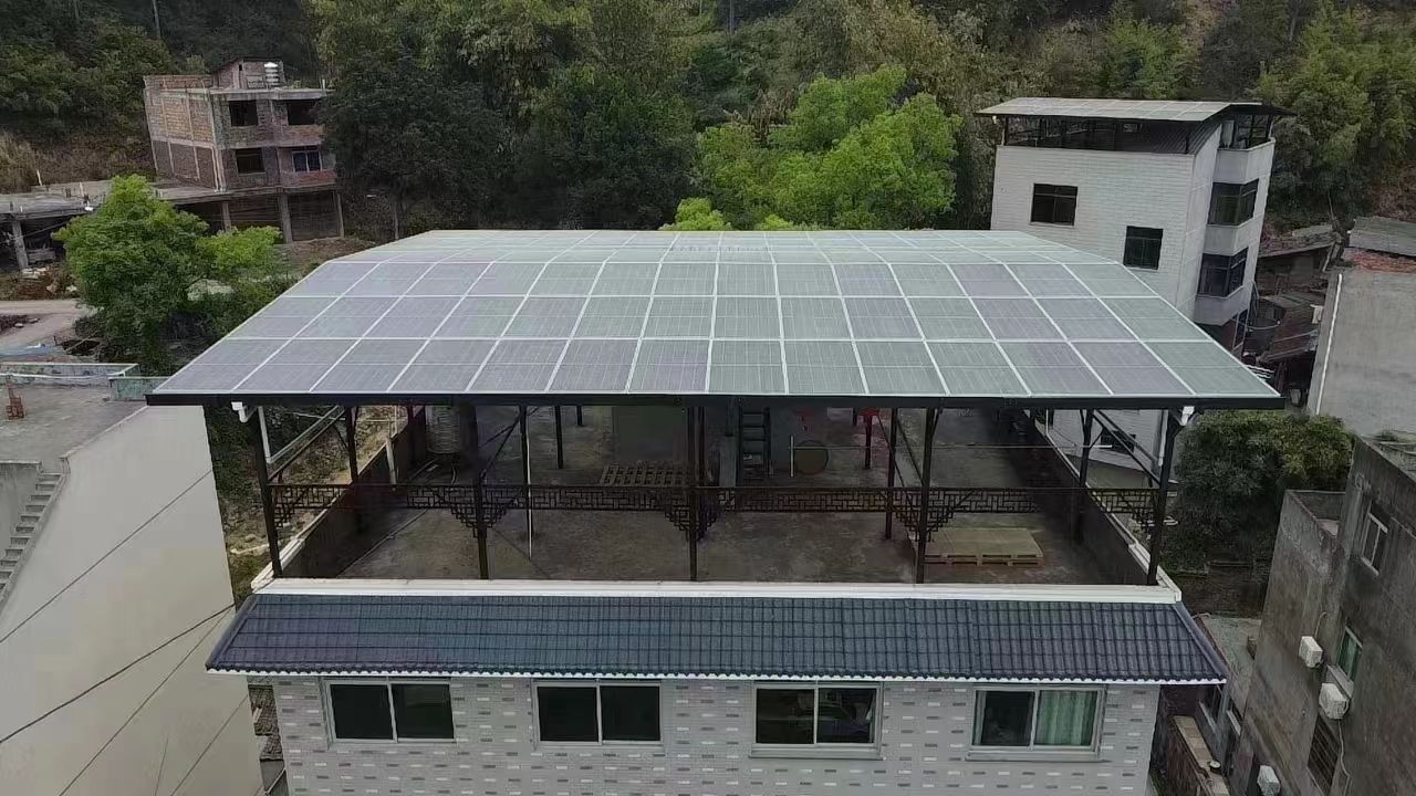 和田15kw+10kwh自建别墅家庭光伏储能系统